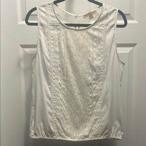 Elegant White Sleeveless Top